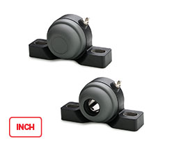 UCP (inch sizes)-Oval flanged support bearings for shafts at 90°